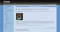 Desktop Screenshot of pinballs.slashdirt.org
